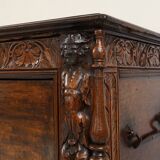 16th Century Italian Renaissance Cabinet in walnut with rich carvings