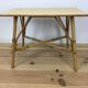 Table d'appoint en rotin vintage, années 60