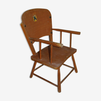 Wooden children's chair