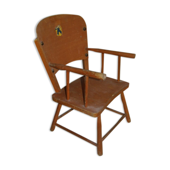 Wooden children's chair