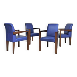 4 x Hugues Chevalier conference Ying Bridge chair / leather