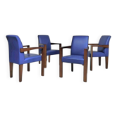 4 x Chaise de conférence Ying Bridge Hugues Chevalier / cuir