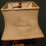 Asian table lamp in gilded bronze