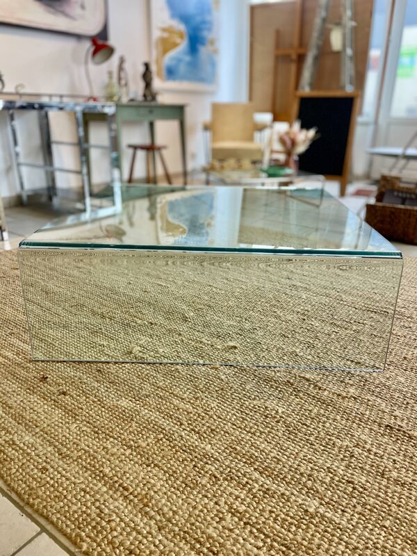 Table basse en verre trempé