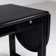 Augusto Savini rare drop leaf desk with Pamplona chair for Pozzi Italy