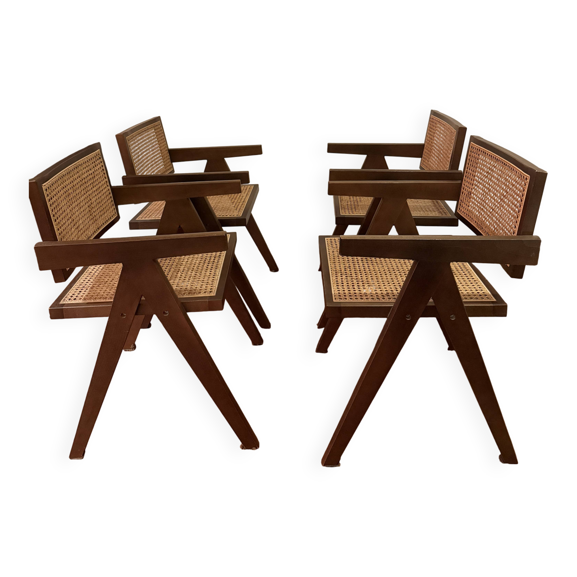 Chairs by Pierre Jeanneret