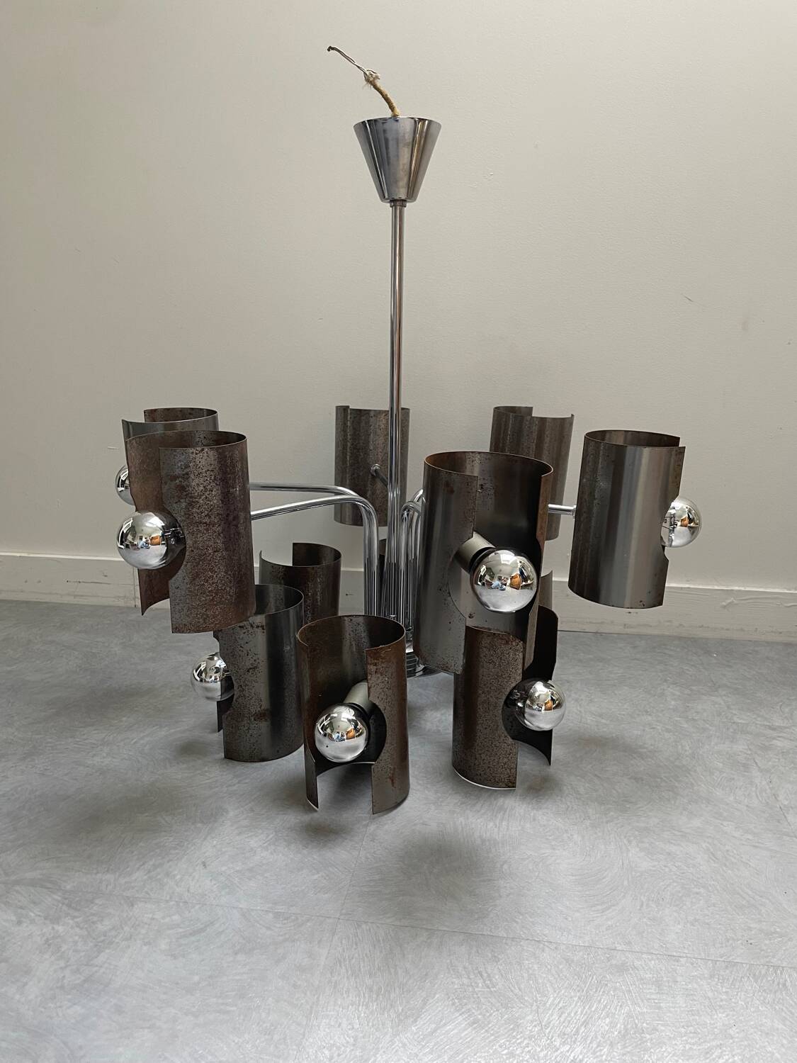 Lustre Vintage à Tubes design 1979