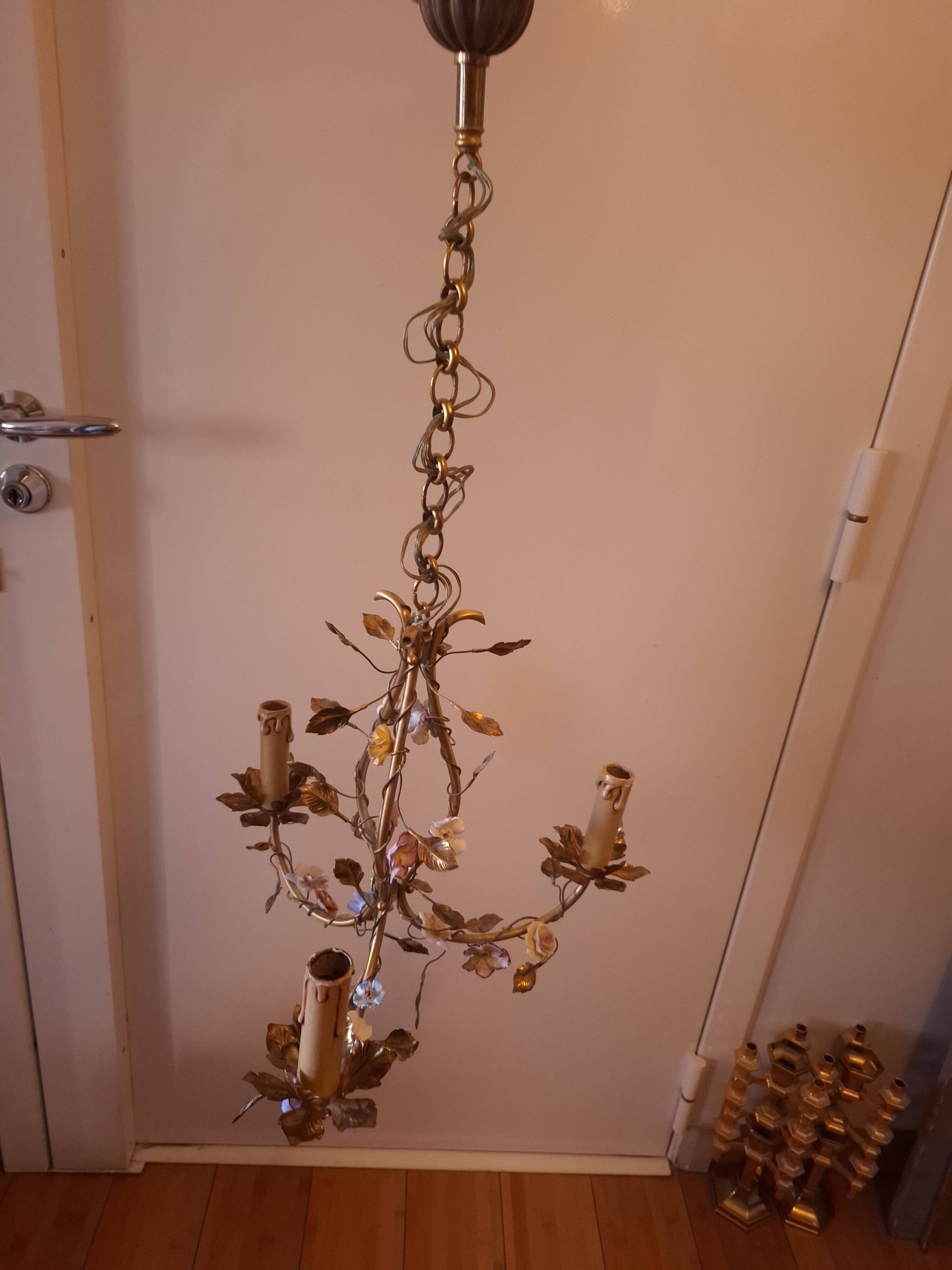 Lustre flower decoration