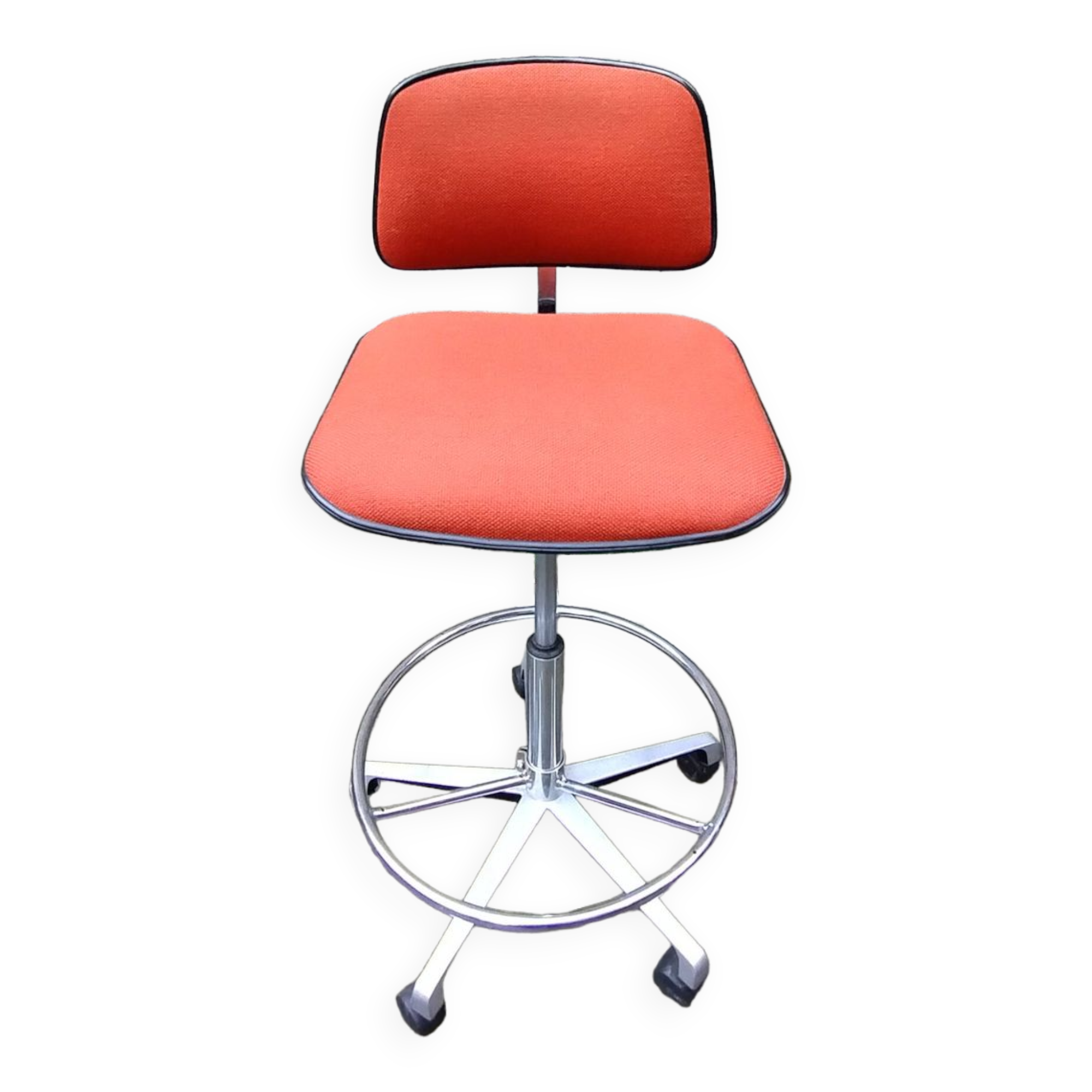 Vintage fabric office chair by HAG oslo Norway