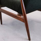 Fauteuil Henryk Lis en boucle noire 1960