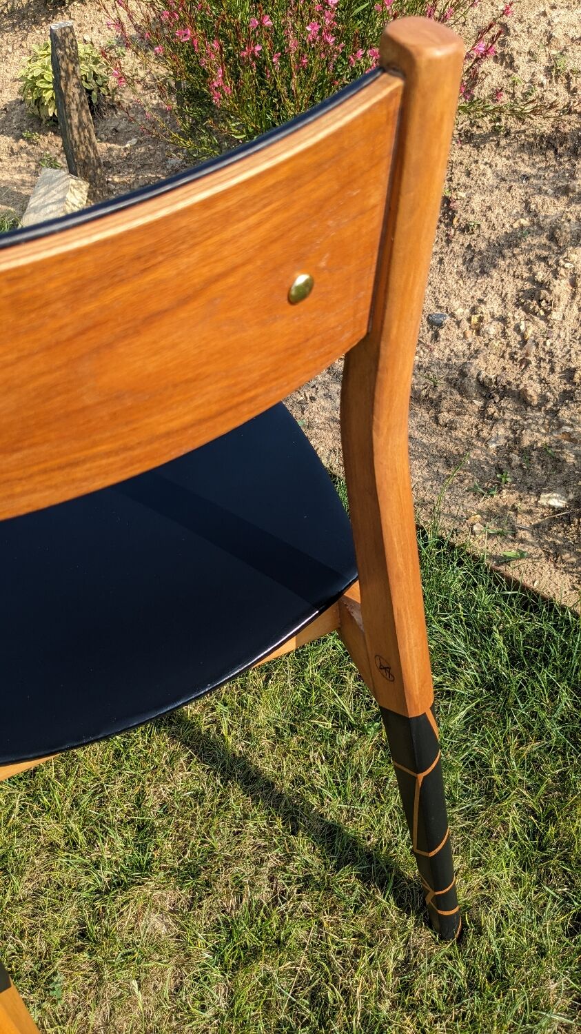 Vintage Scandinavian chair upgraded