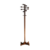 Perroquet portemanteau en bois années 70