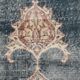 Faded Navy Blue Classic Vintage Persian Rug, 202x323 Cm