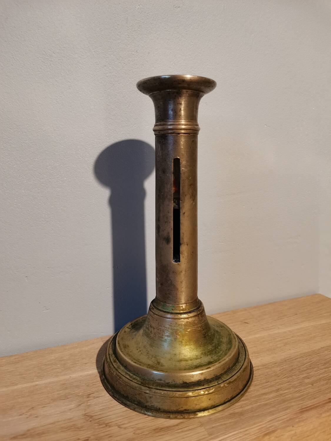 Vintage brass candle holder