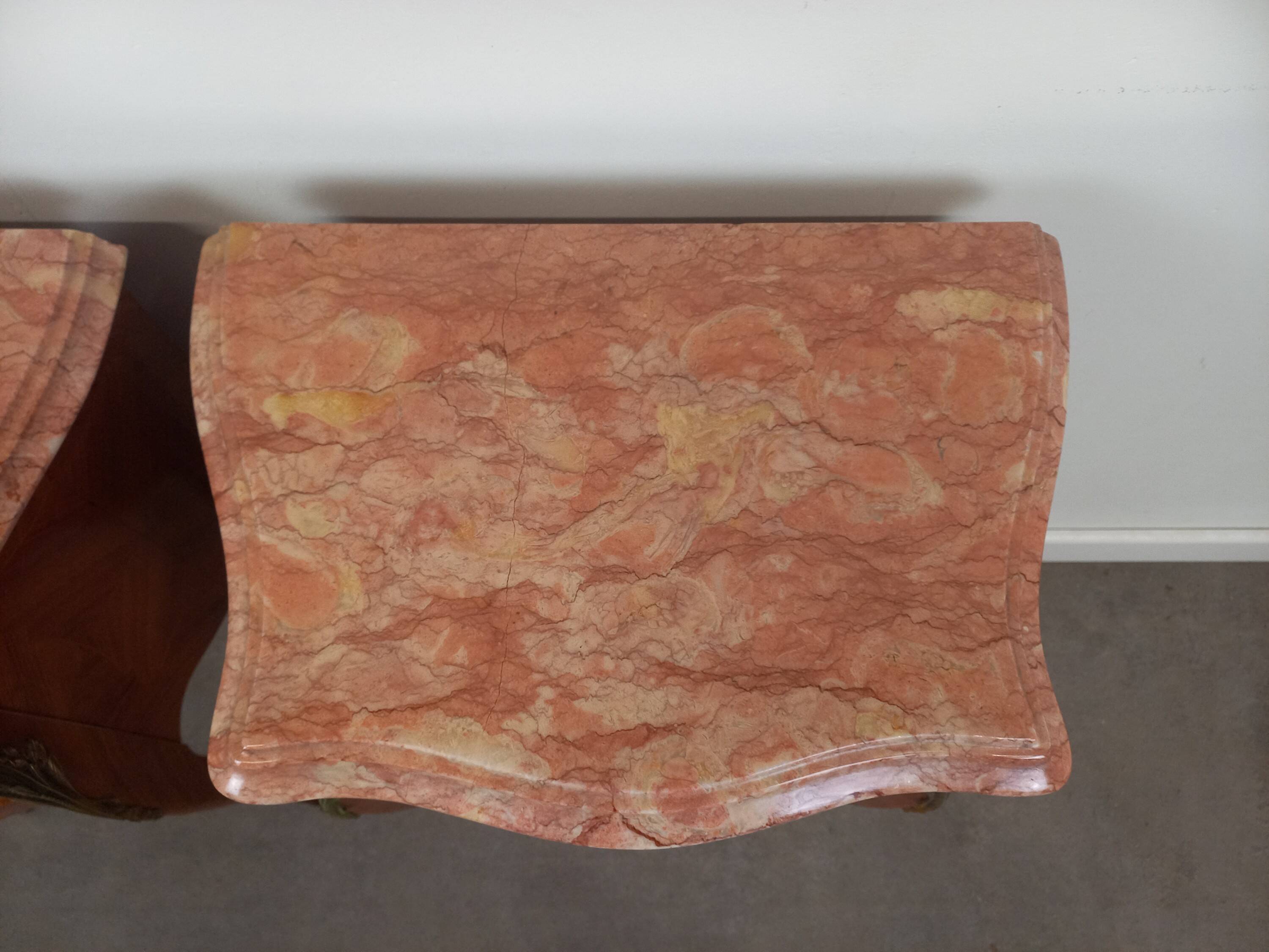 Pair of Louis XV style bedside tables
