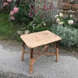 Vintage rattan coffee table