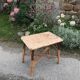 Table basse vintage en rotin