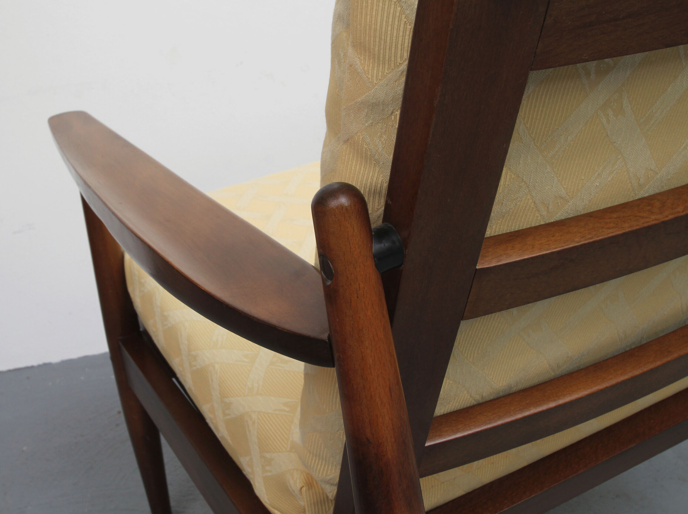 1960s armchair in yellow