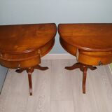Pair of bedsides in cherry