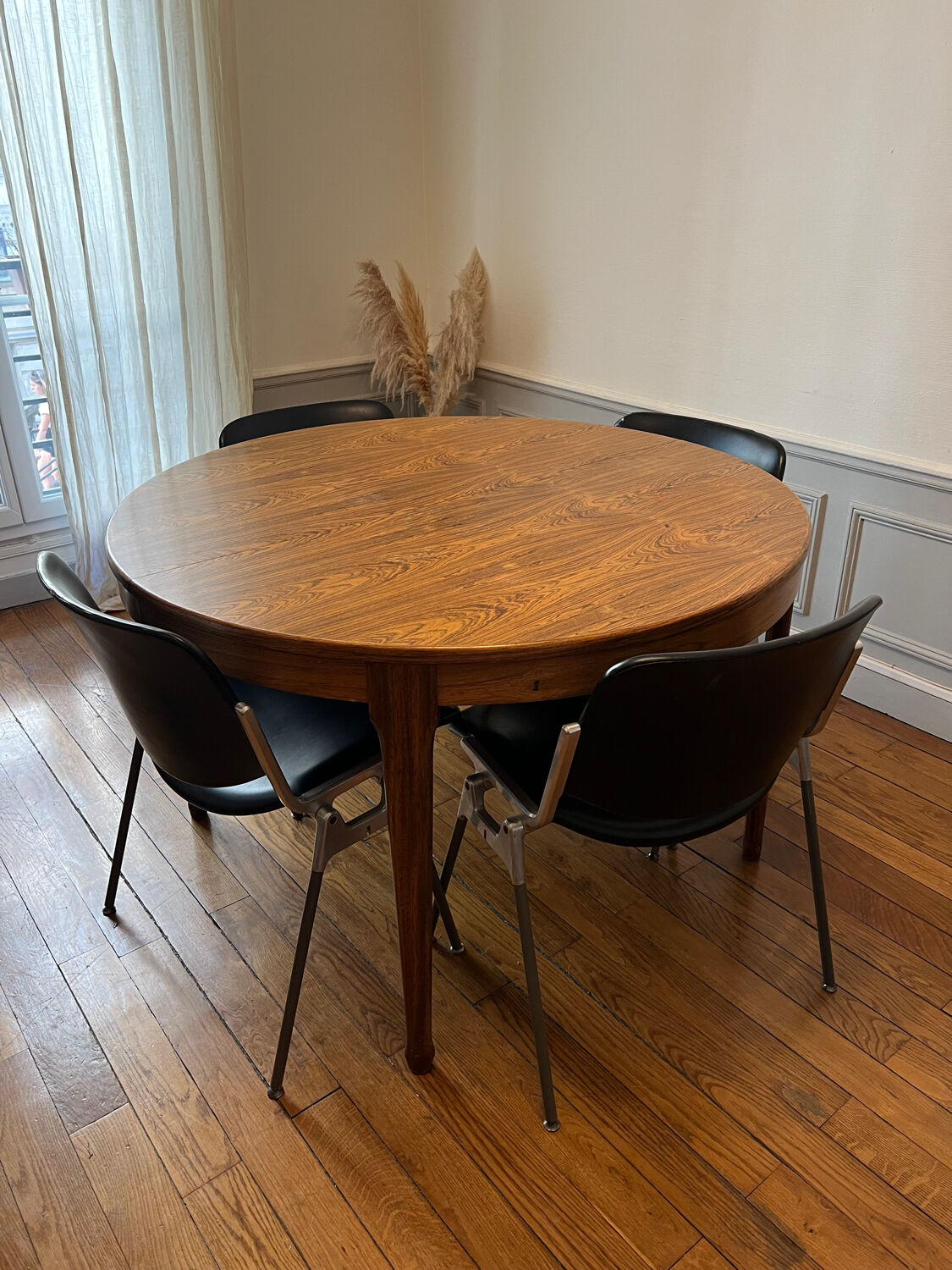 Table vintage palissandre de rio 1960