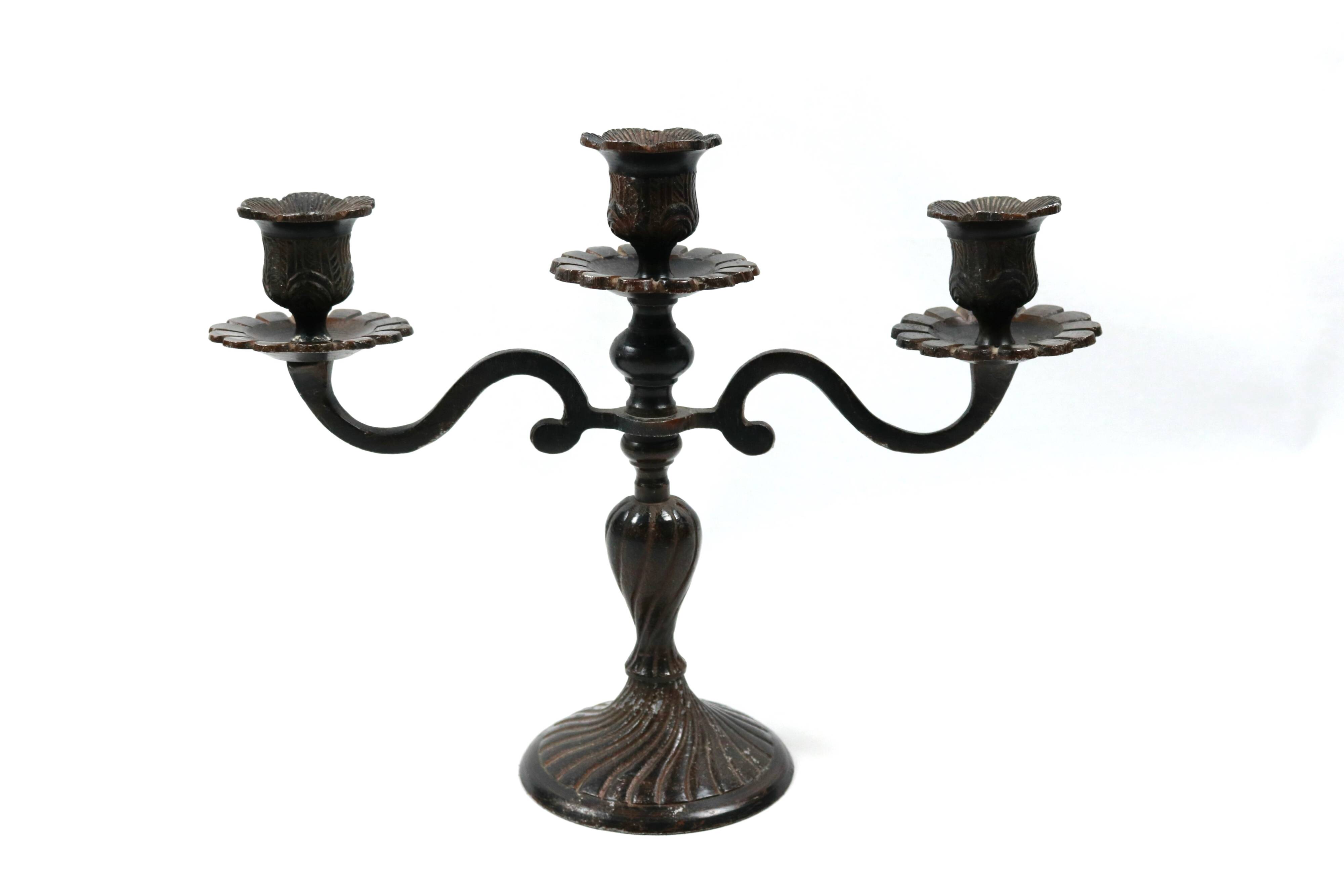Vintage 3-branched candle holder