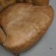 Vintage Dutch Club Chair in Cognac Colored Leather
