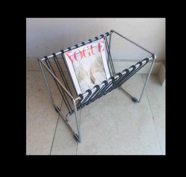 Modernist magazine rack