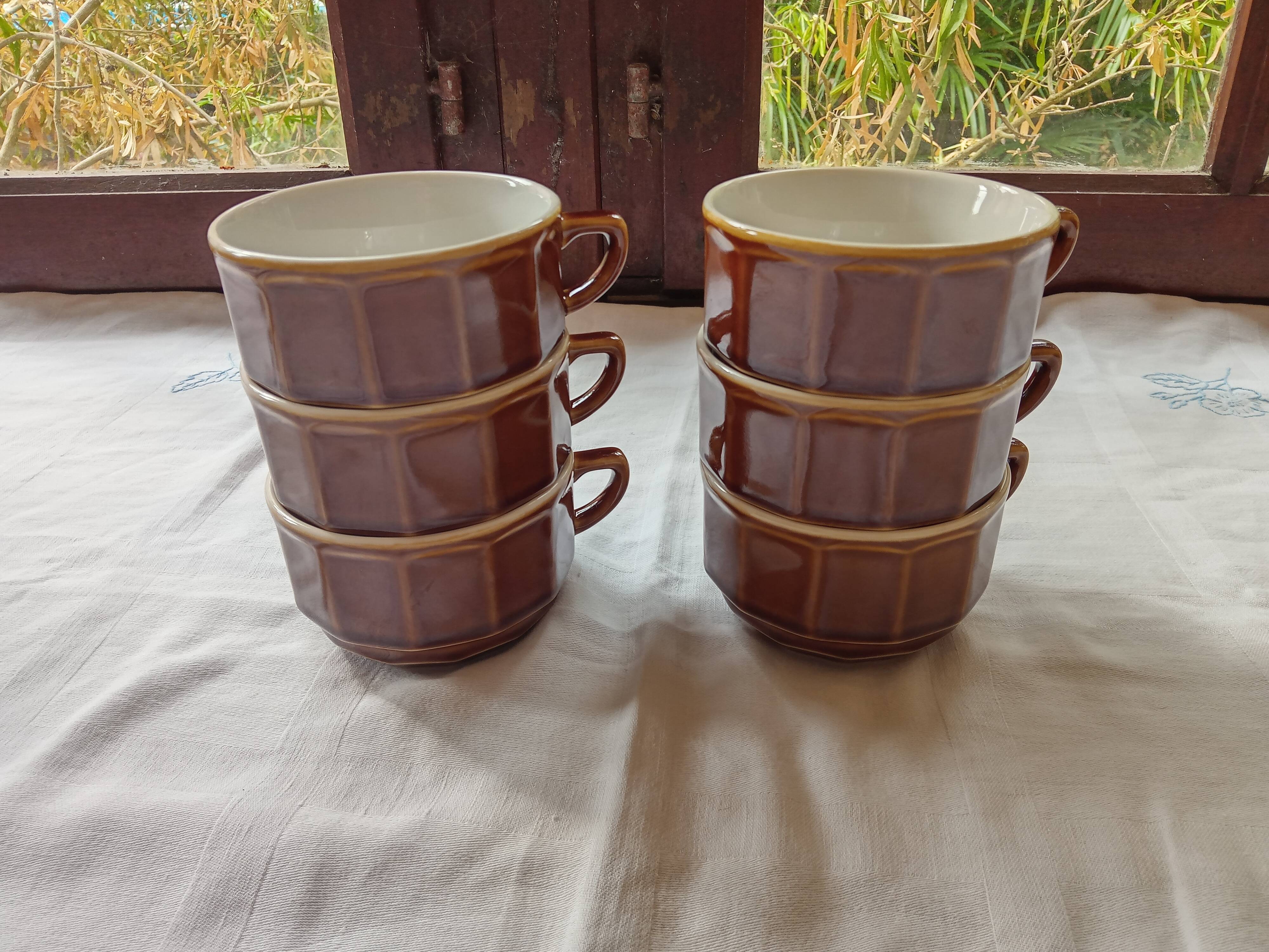 6 bistro cups
