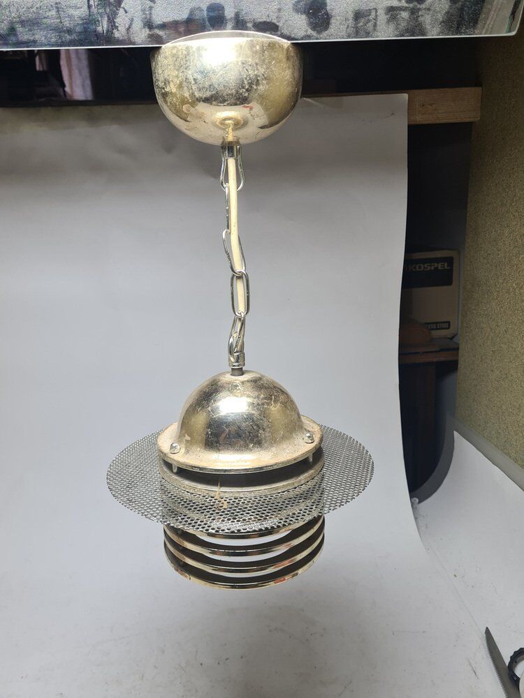 Postmodern Communist pendant lamp, Poland, 1970s