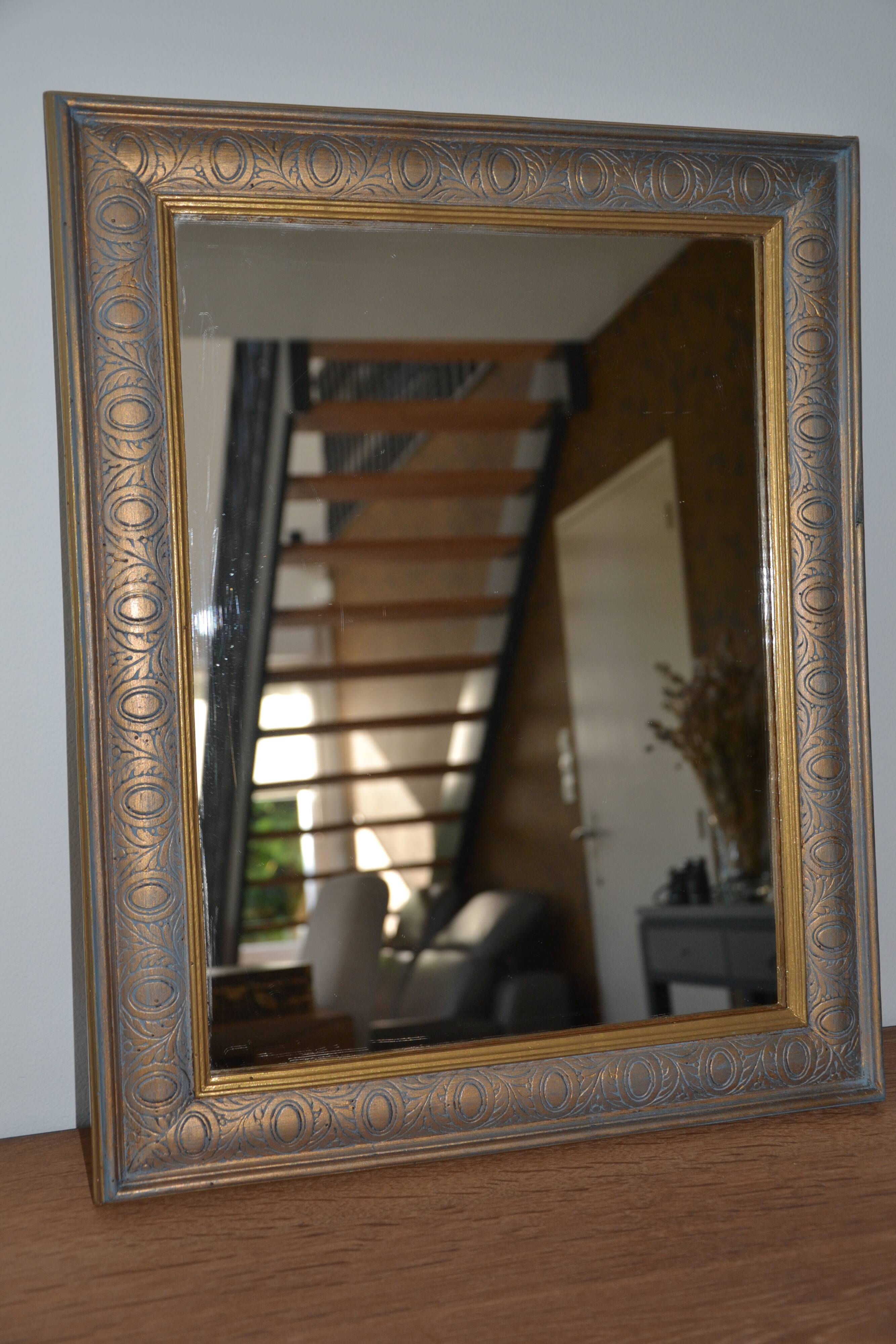 Old wooden mirror