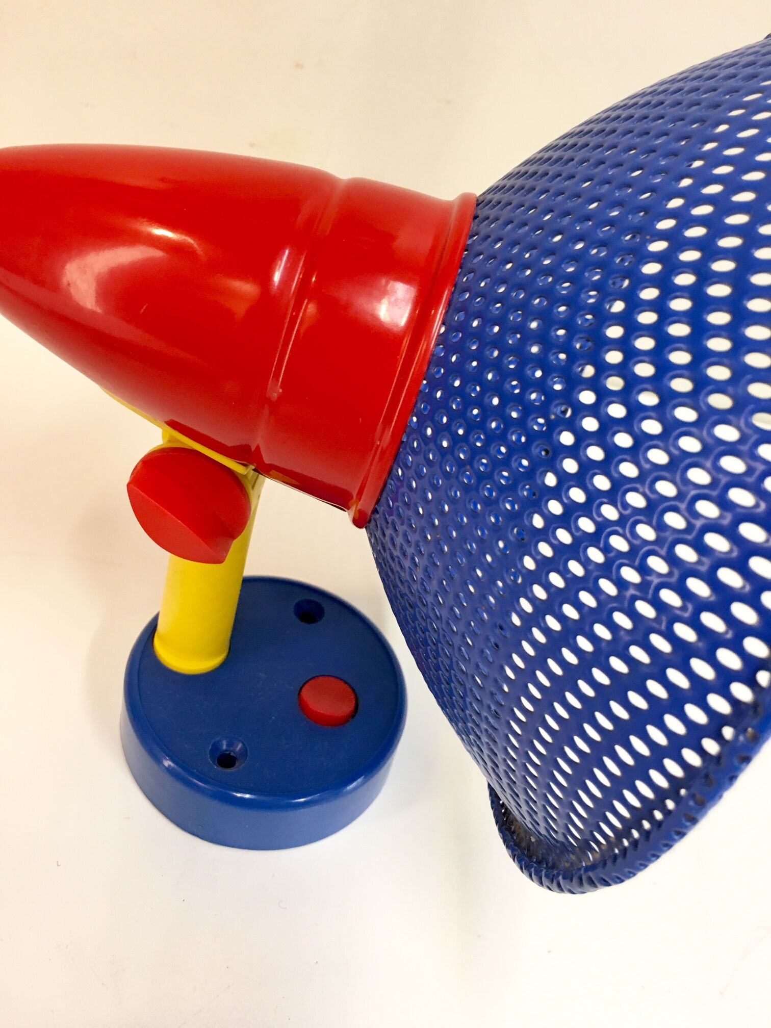 Colored adjustable wall lamp 80s