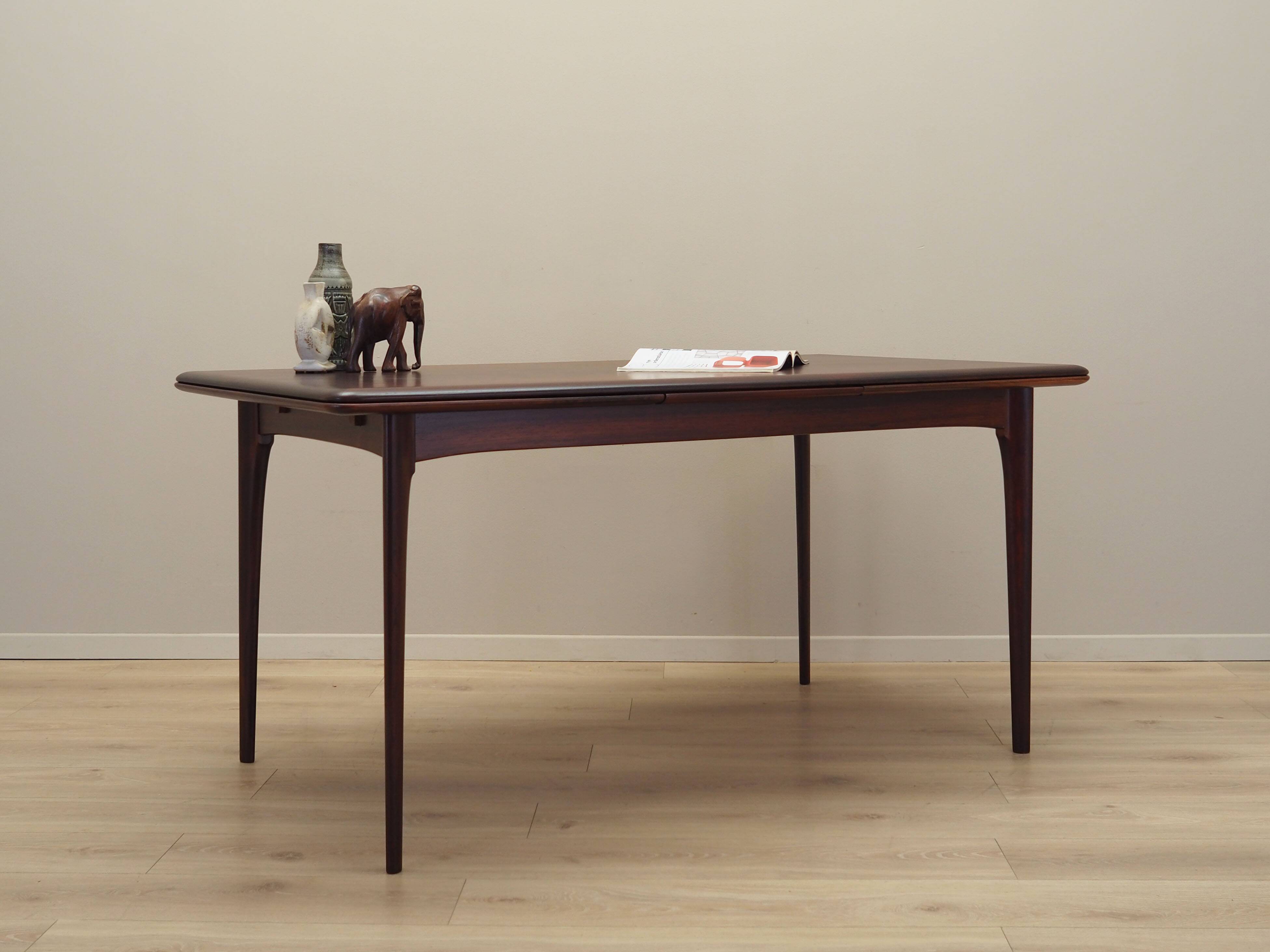 Rosewood table, Danish design, 1970s, production: Denmark