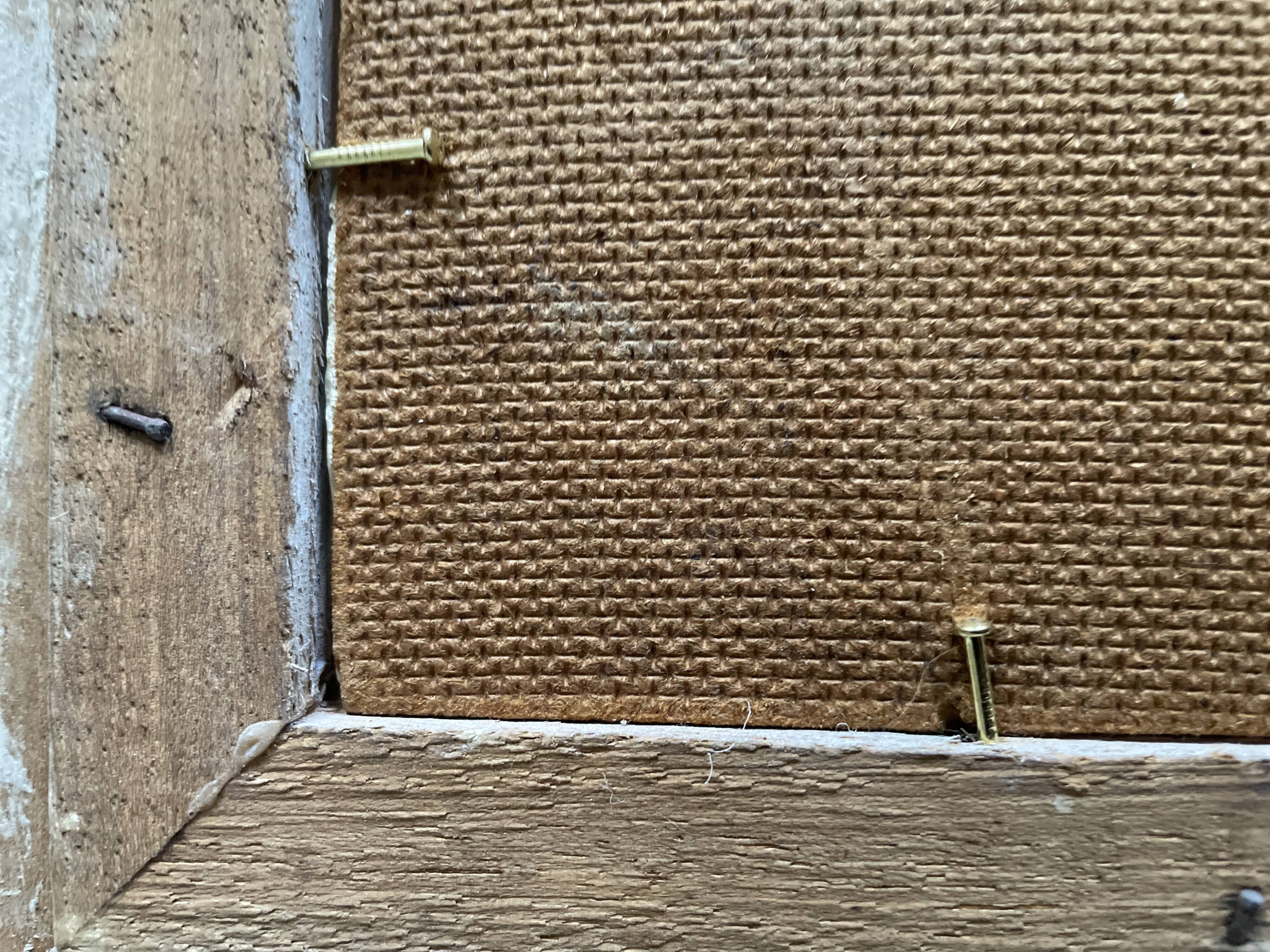 Old painting bouquet of anemones