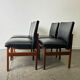 Set of 4 Mid-Century 1960s solid teak dining chairs by Peter Hayward for Va