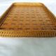 Wicker rattan tray
