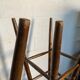 Set of 4 1950s bar top stools