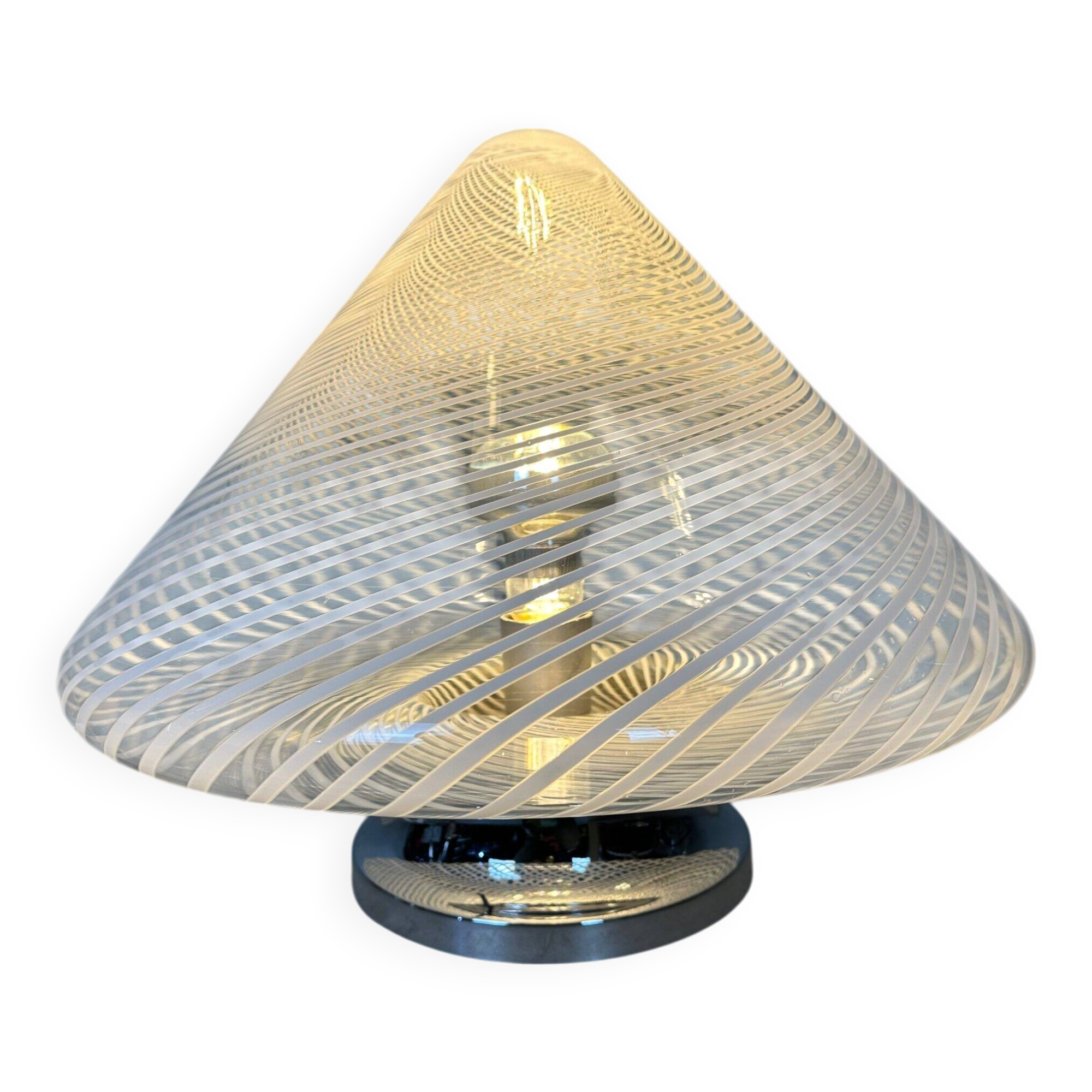 Vintage Murano swirl table lamp – Itre