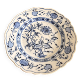 Assiette Meissen Ernst Teichert Décor Oignon Porcelaine