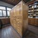 Large vintage industrial XL drawer cabinet / cabinet / plan cabinet