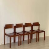 4 Schapp Mobel wooden chairs