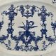 Dish Jules Vieillard Bordeaux 48 cm, 19th century.