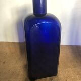 Bottle, blue decanter
