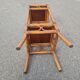 Vintage rattan stool
