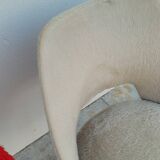 Pair of vintage "Moumoute" chairs -1950s