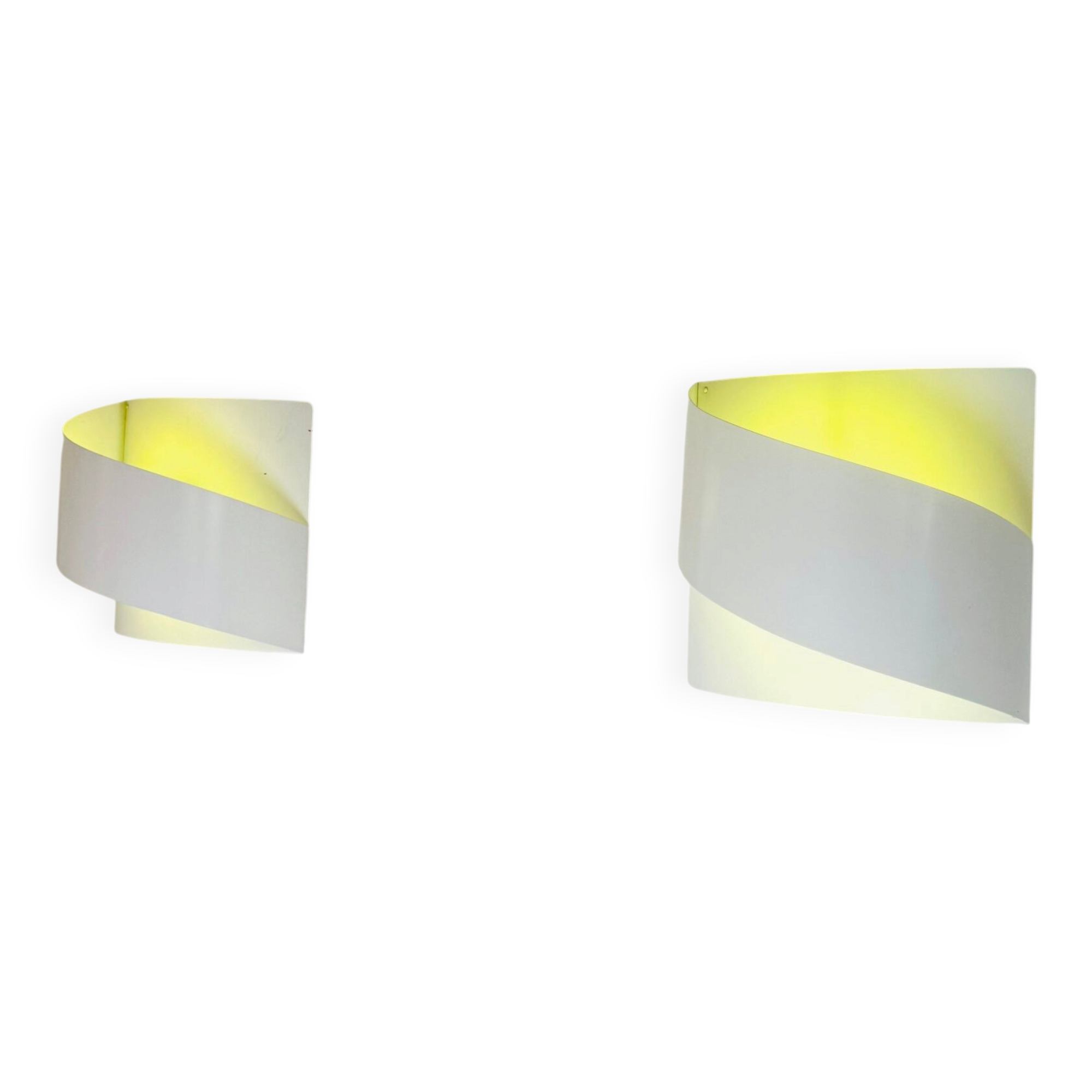 Model 8052 Curved Wall Lamps By Peter Celsing For Falkenbergs Belysning, Sweden 1960S