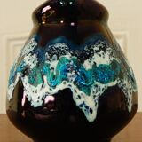 Fat Lava iridescent ceramic pitcher