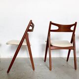 Lot de 6 chaises CH26 par Hans Wegner