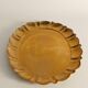 Hollywood Regency Large Oval Brass Tray by Firma Lars Holmström, Sweden 1940's