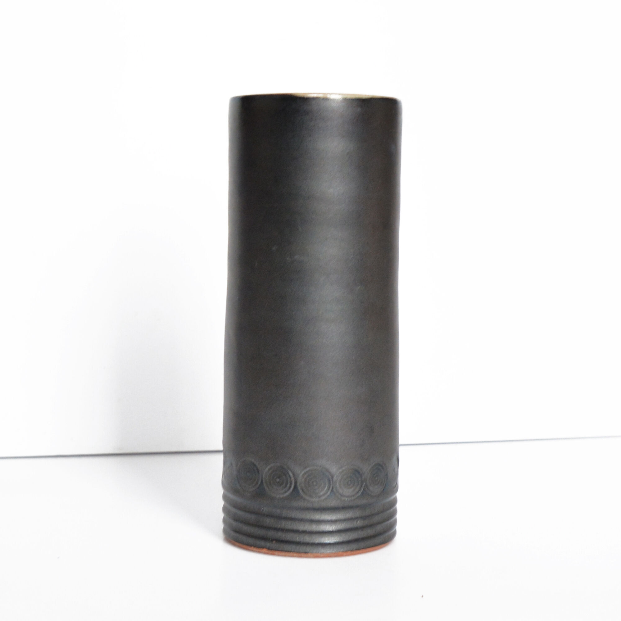 Vase en céramique Dergel Keramik Elstra, Allemagne dans les années 1960