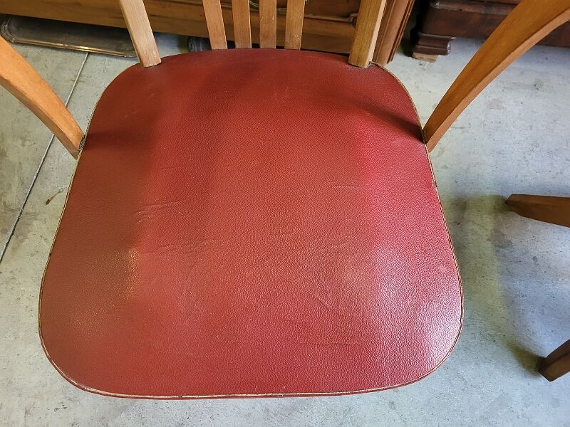 Pair of adjustable office chairs vintage 1960